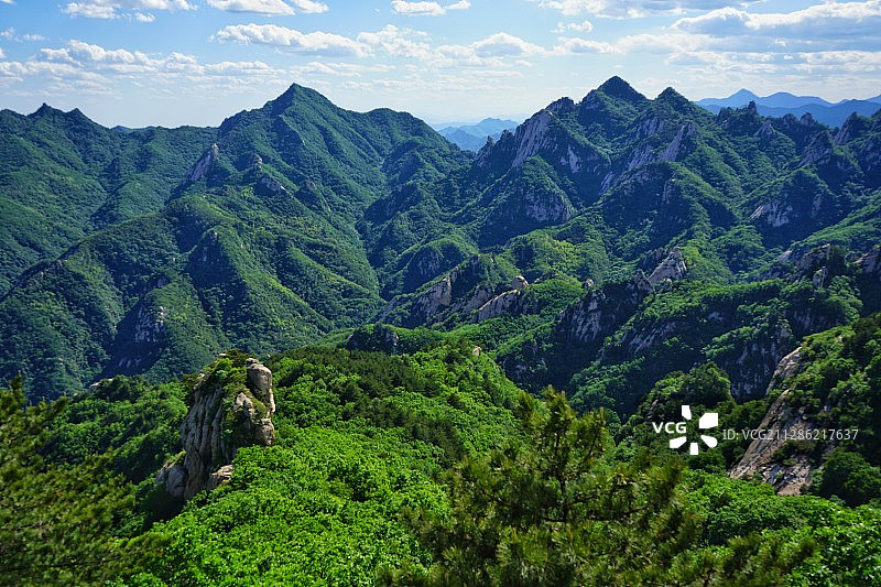 云蒙山风光图片素材
