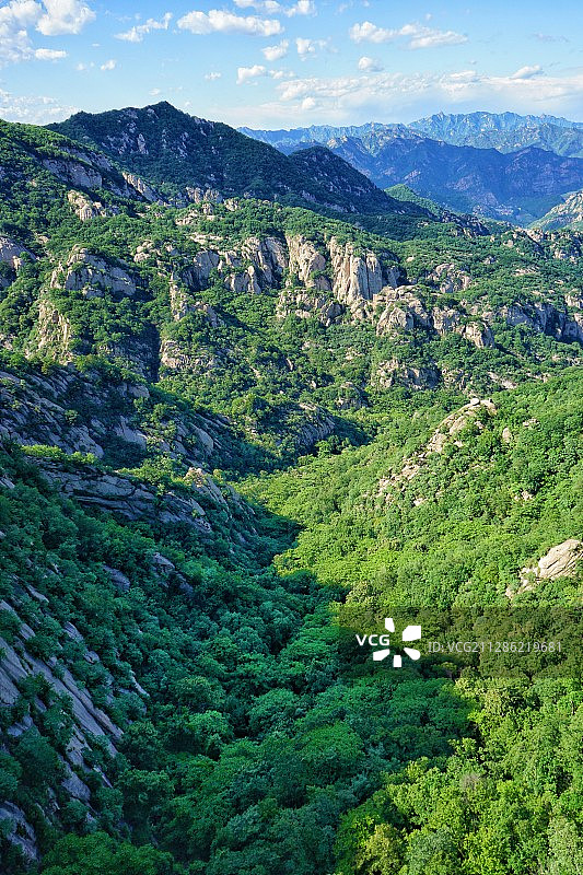 云蒙山风光图片素材