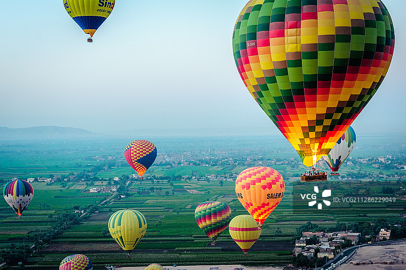 《卢克索热气球》之六图片素材