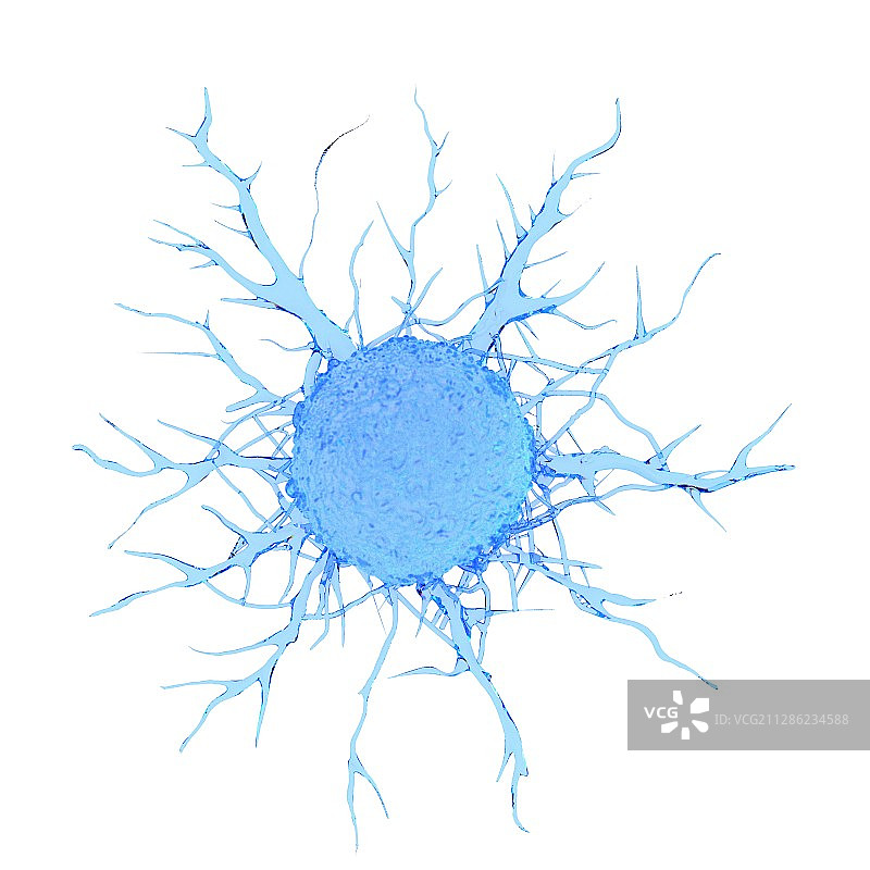 癌细胞插画图片素材