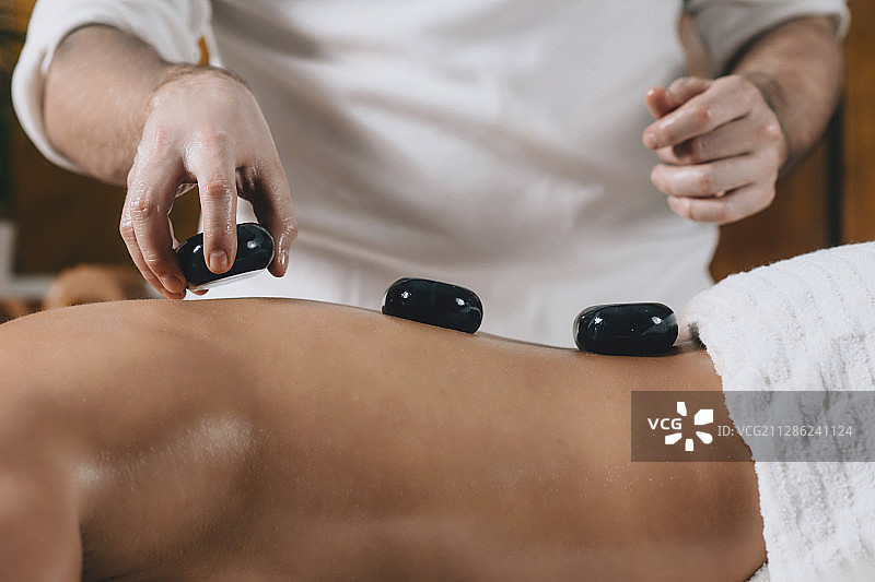 热石按摩图片素材
