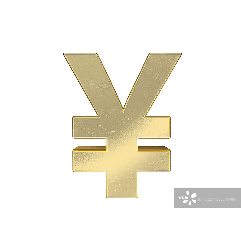 黄金构成的三维金钱符号白底素材图片素材