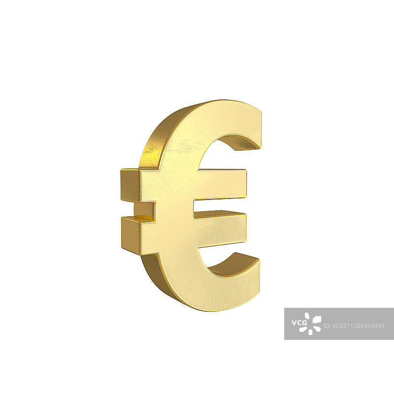 黄金构成的三维金钱符号白底素材图片素材