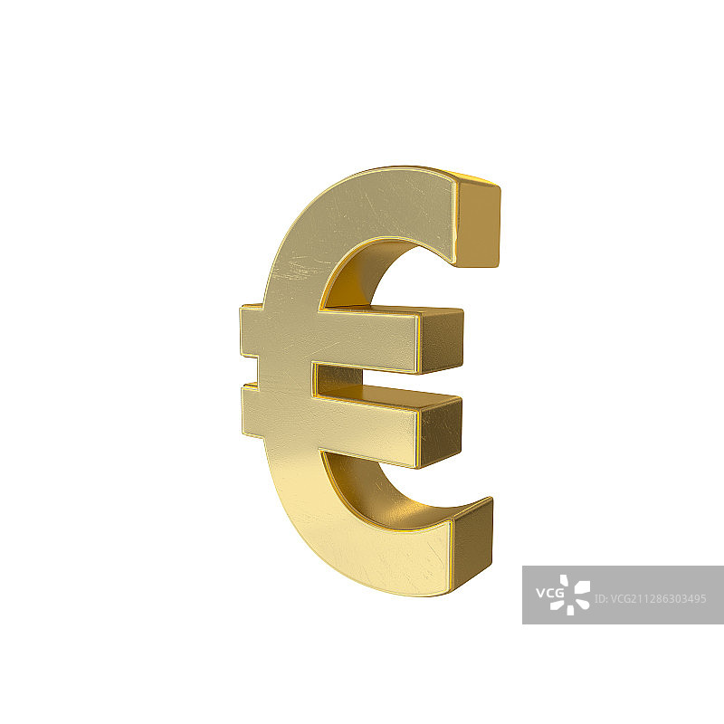 黄金构成的三维金钱符号白底素材图片素材
