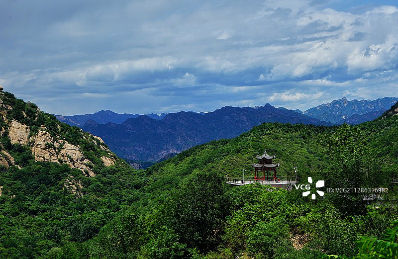 云蒙山风光图片素材