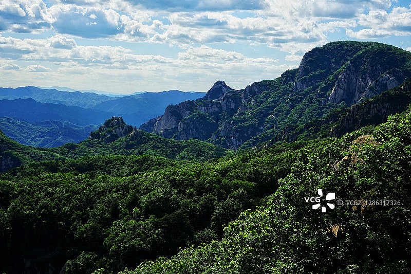 云蒙山风光图片素材