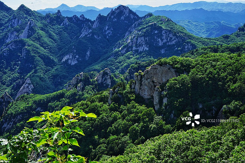云蒙山风光图片素材