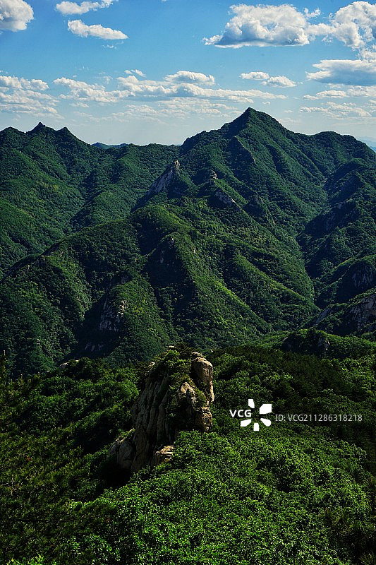 云蒙山风光图片素材