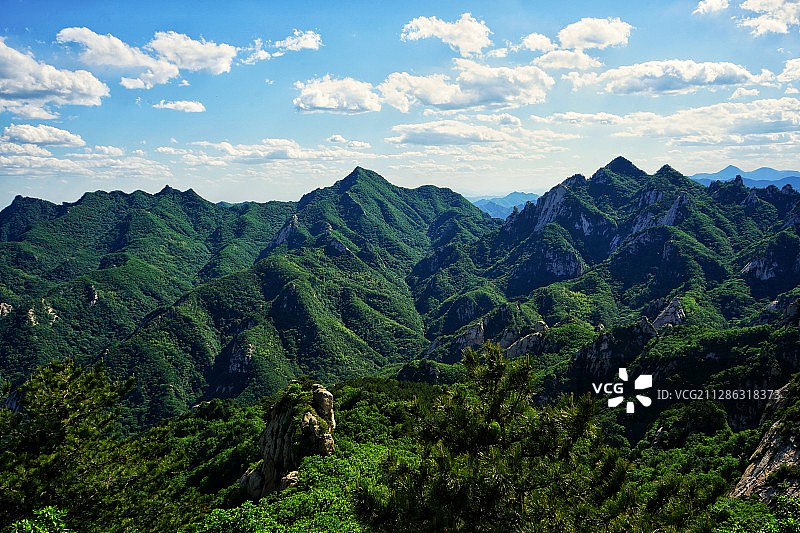 云蒙山风光图片素材