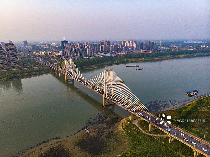 安徽蚌埠淮河解放路桥图片素材