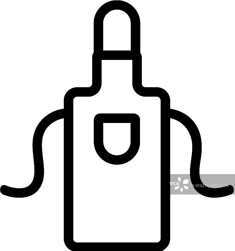 斗篷焊接图标隔离轮廓符号图片素材