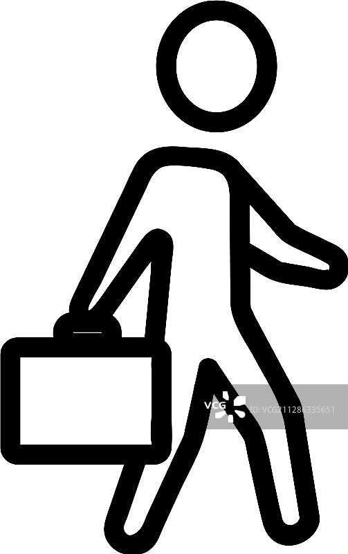 商务作品集独立轮廓图标图片素材