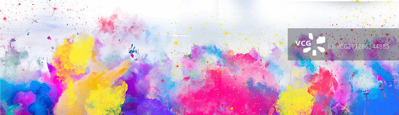 洒红节图片素材