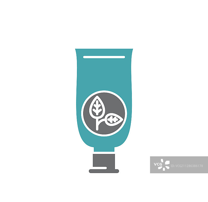 背景上的天然化妆品相关图标图片素材