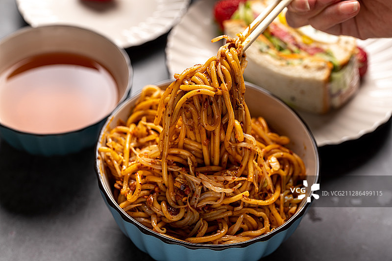 武汉热干面图片素材