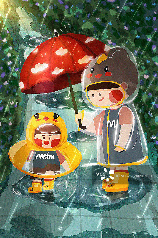 全职妈妈系列插画图片素材