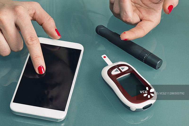 血糖测试图片素材