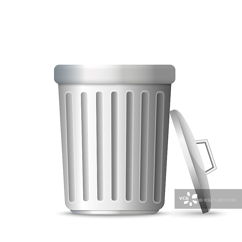3D逼真垃圾桶图片素材