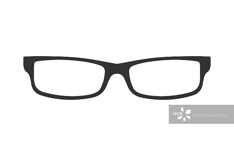 太阳镜或眼镜剪影图片素材