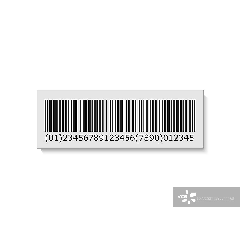 条形码标签贴纸图片素材