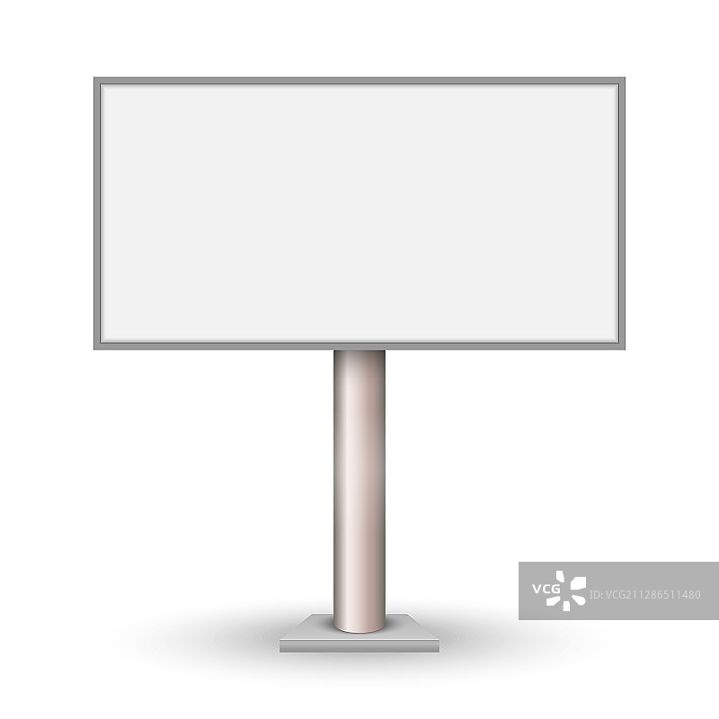 户外空白广告牌图片素材