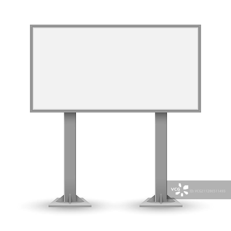 户外空白广告牌图片素材