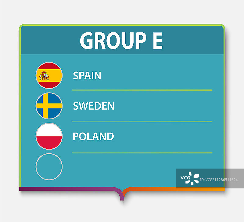 欧洲足球锦标赛分组图片素材