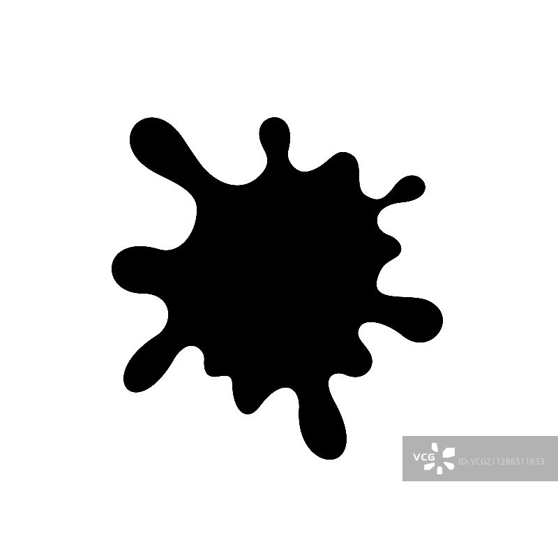 水墨污迹飞溅图案图片素材