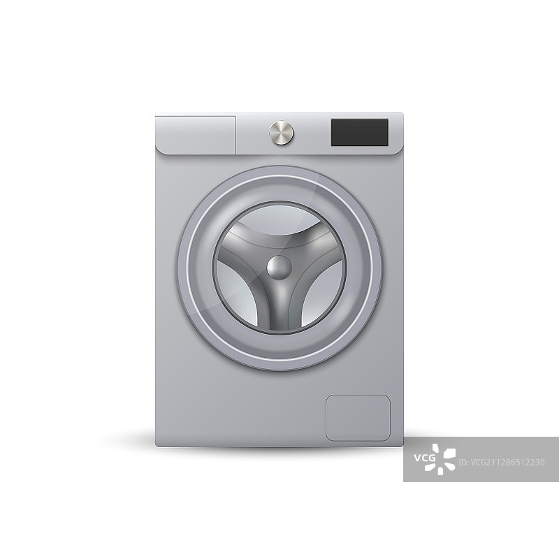 逼真现代洗衣机图片素材