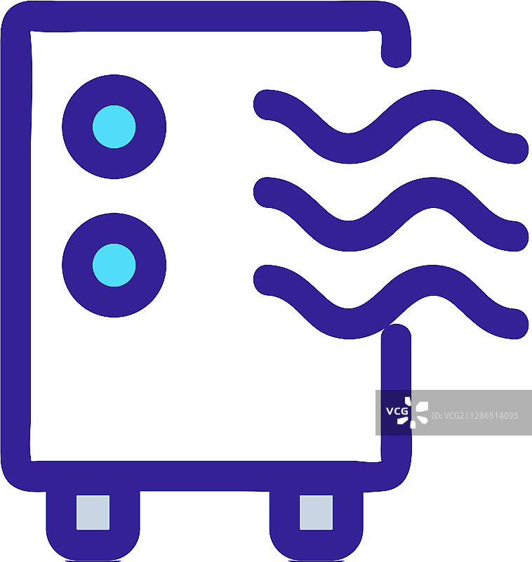 空气净化器图标轮廓符号图片素材