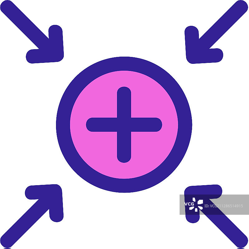 磁铁图标隔离轮廓符号图片素材