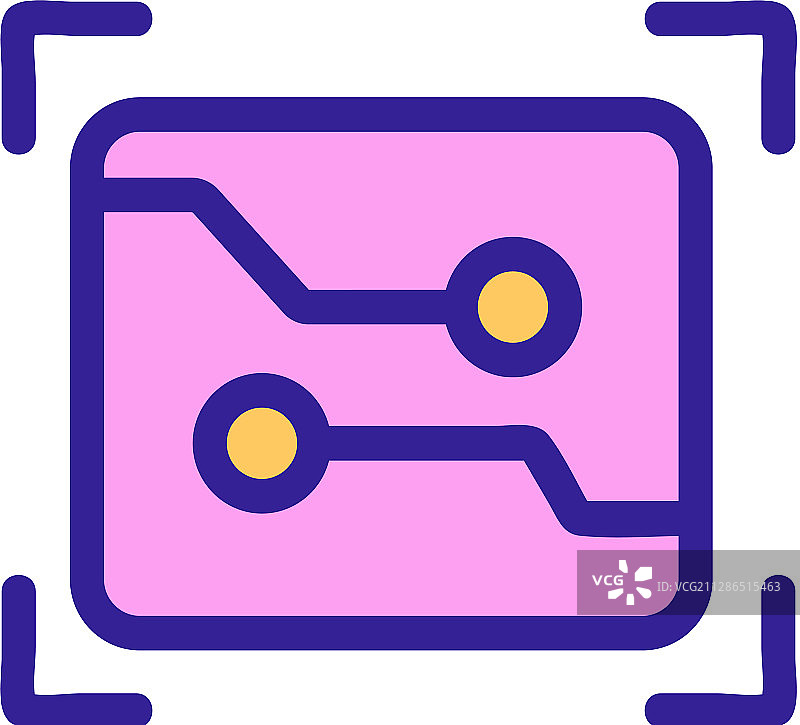 孤立轮廓符号芯片图标图片素材