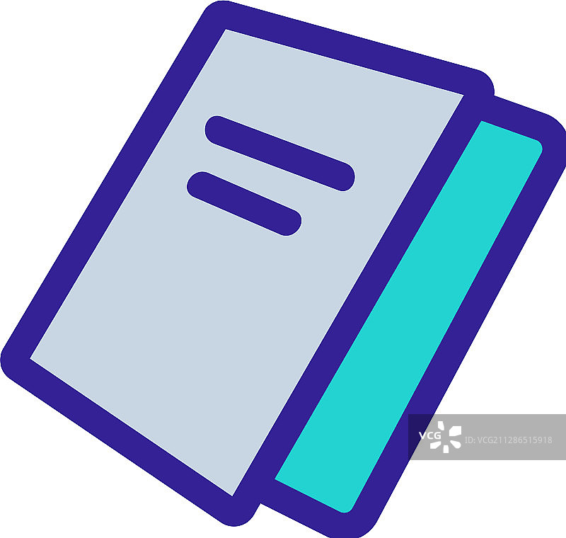 小册子图标轮廓符号图片素材