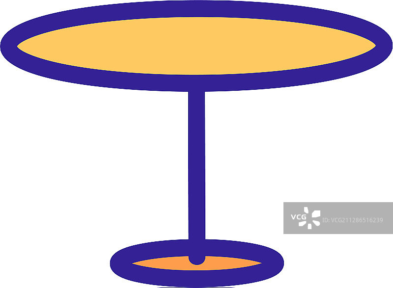 桌子图标轮廓符号图片素材