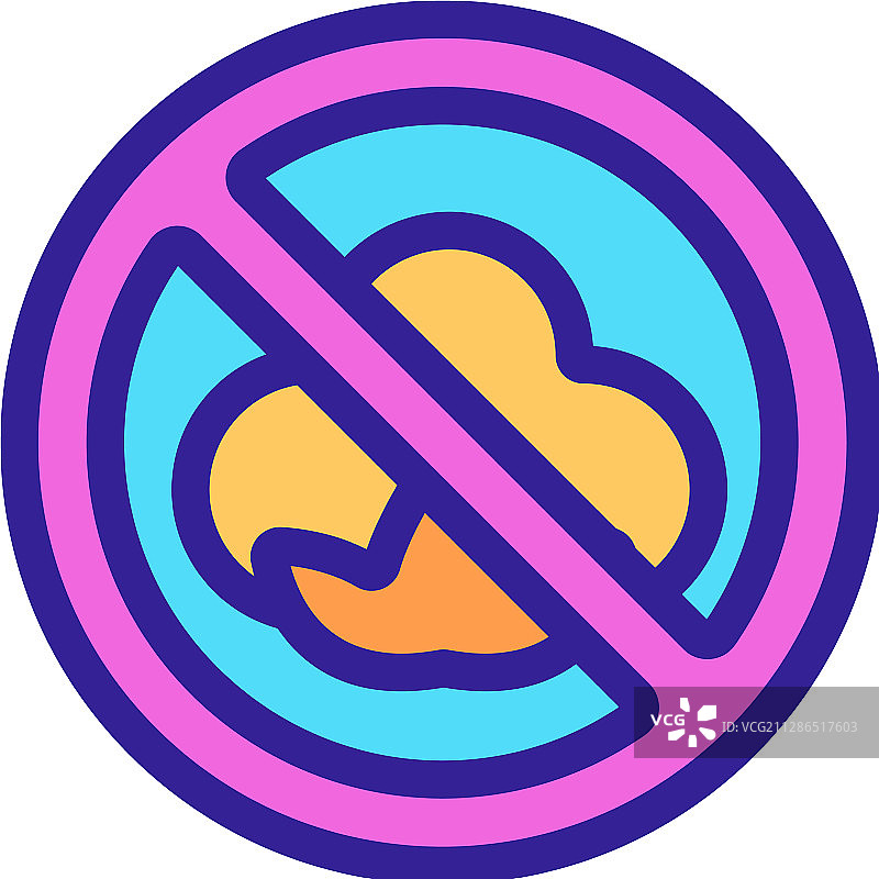 棉花图标孤立轮廓符号图片素材