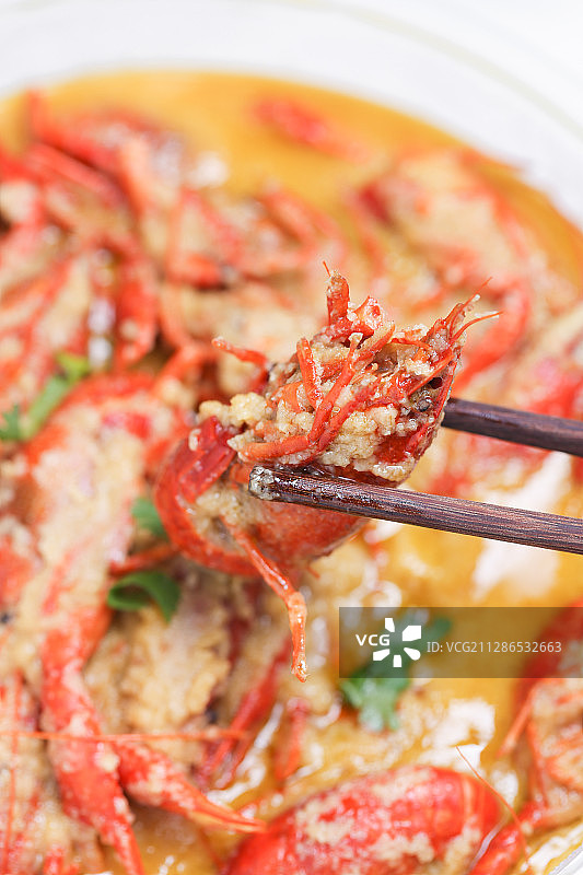 蒜蓉小龙虾外卖图片素材