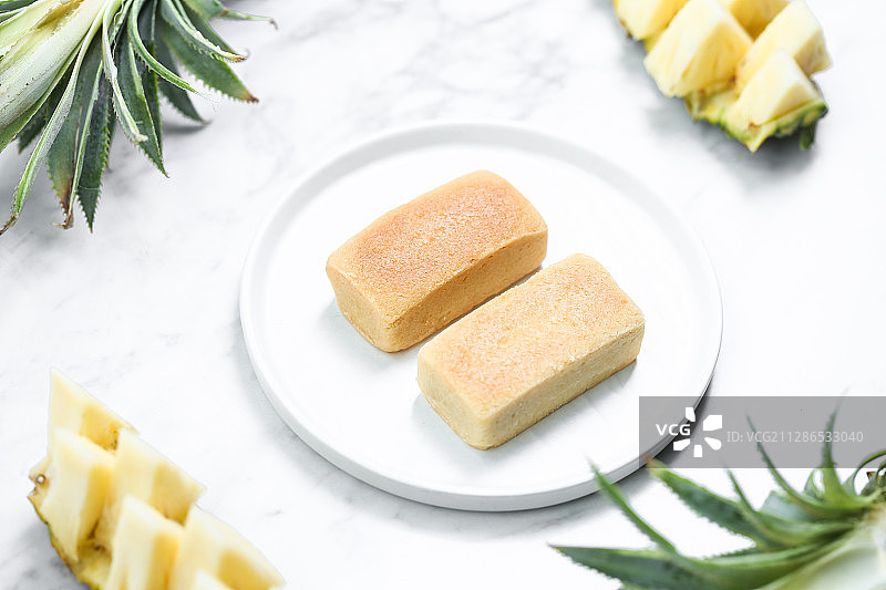 中式传统美食凤梨酥图片素材