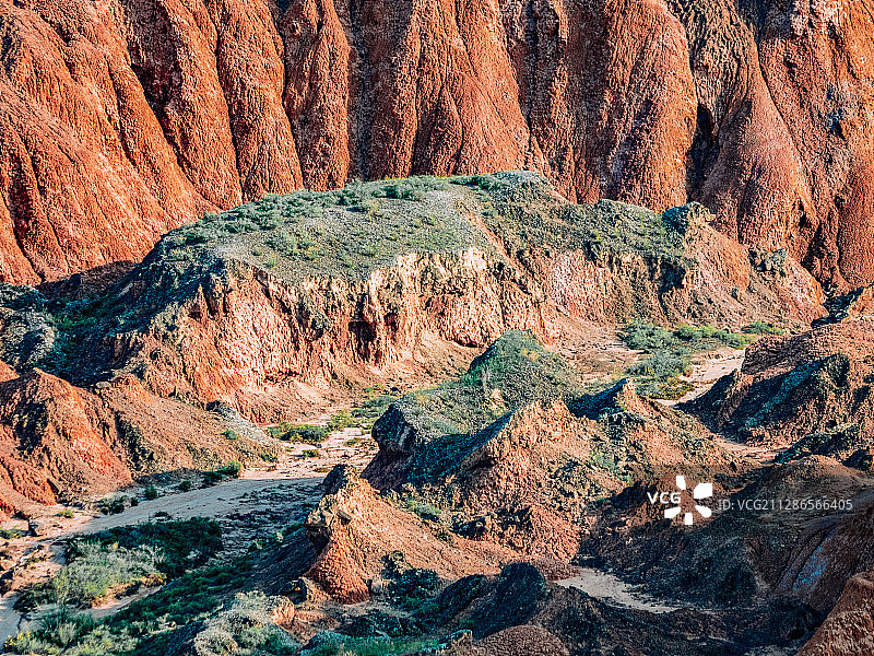 中国甘肃省张掖市张掖丹霞国家地质公园丹霞地貌图片素材