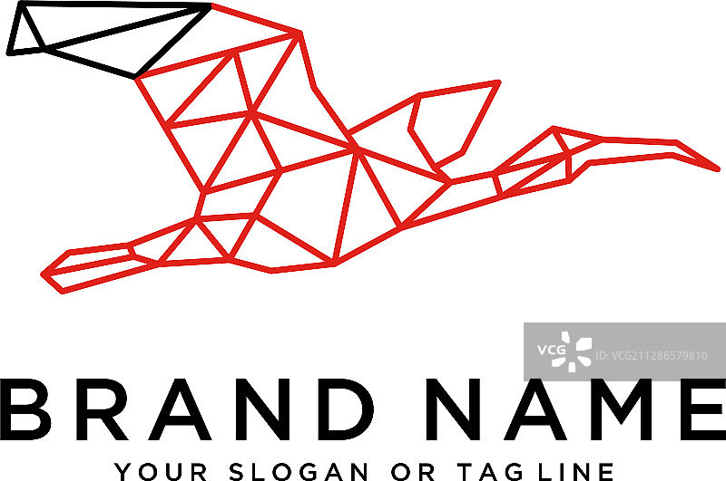 飞天鹅标志设计图片素材