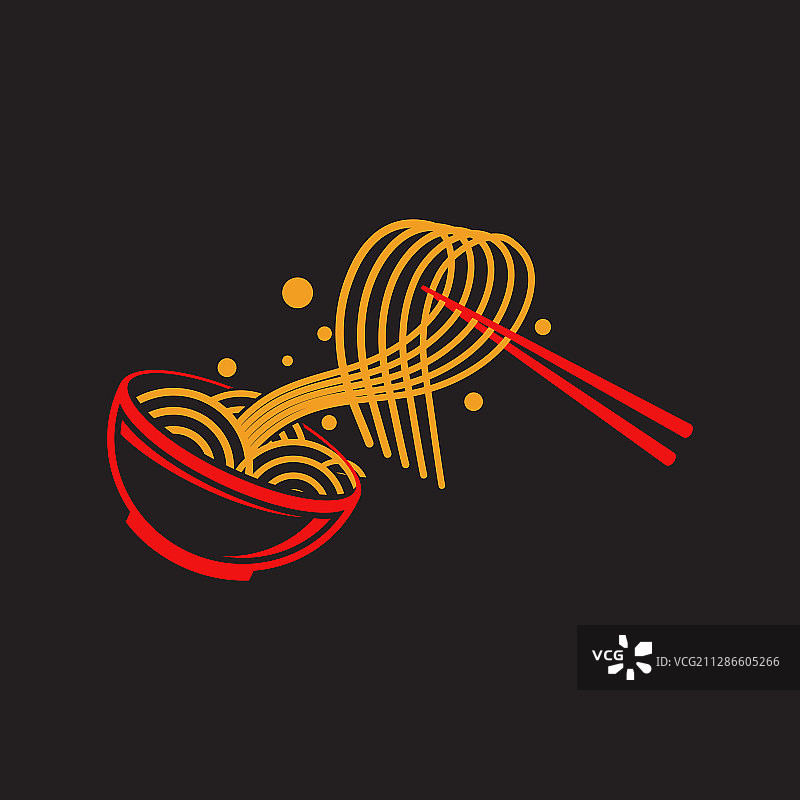 面条食物标志符号图片素材
