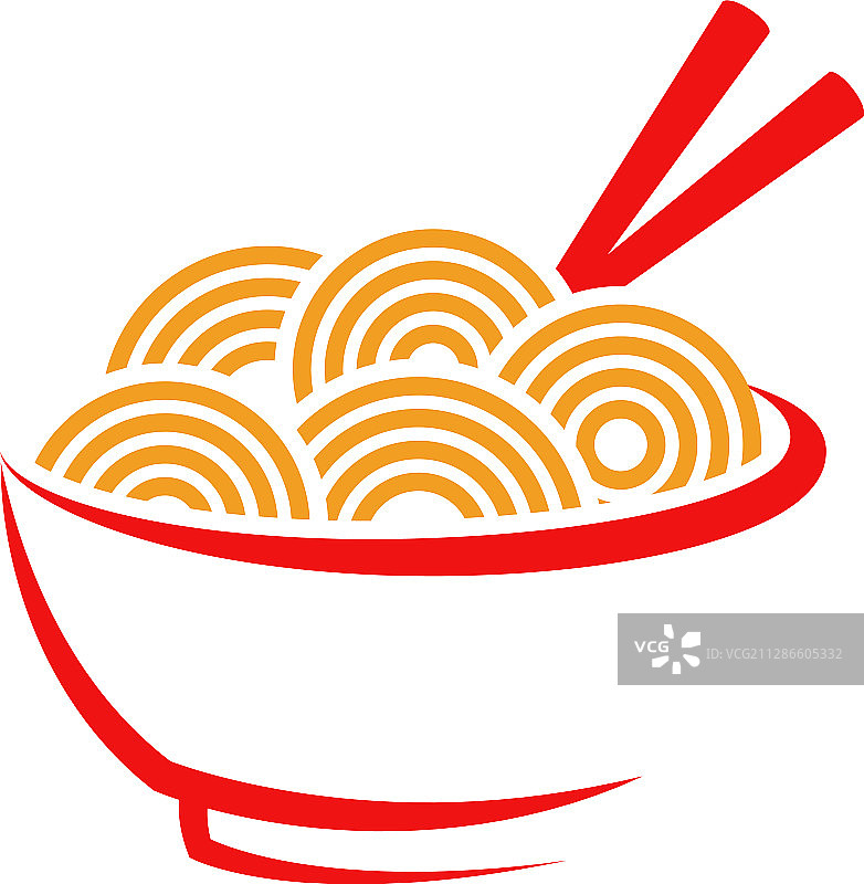 面条食物标志符号图片素材