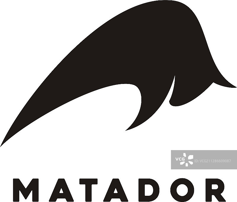 野牛斗牛士标志设计图片素材