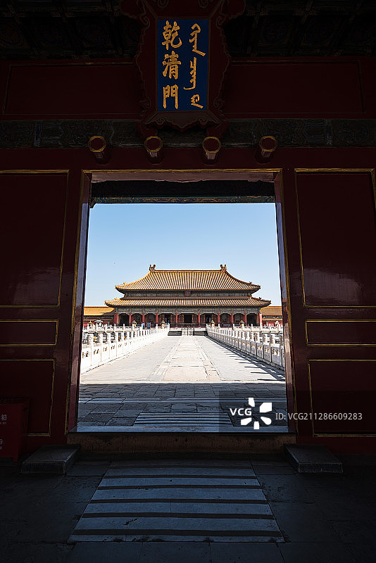 故宫乾清宫图片素材