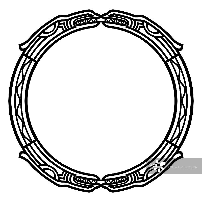 古代凯尔特斯堪的纳维亚神话符号图片素材