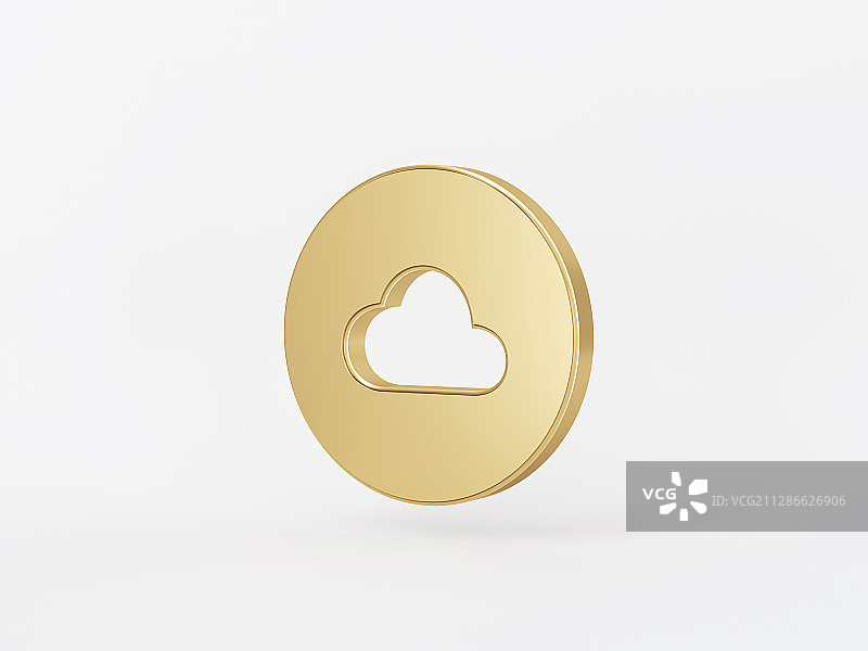 白底的各种三维金属图标素材图片素材