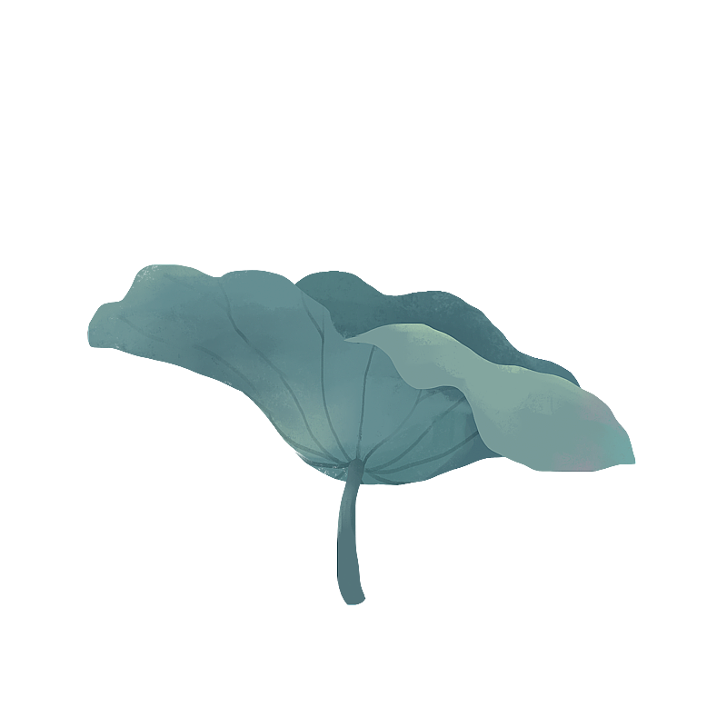 池塘荷花 金鱼 荷叶元素图片素材