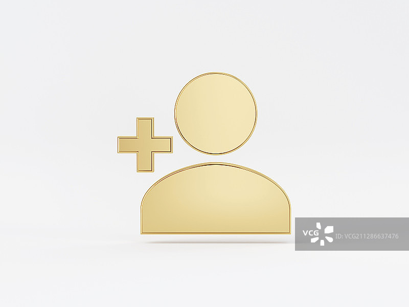 白底的各种三维金属图标素材图片素材