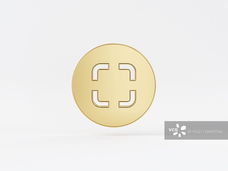 白底的各种三维金属图标素材图片素材