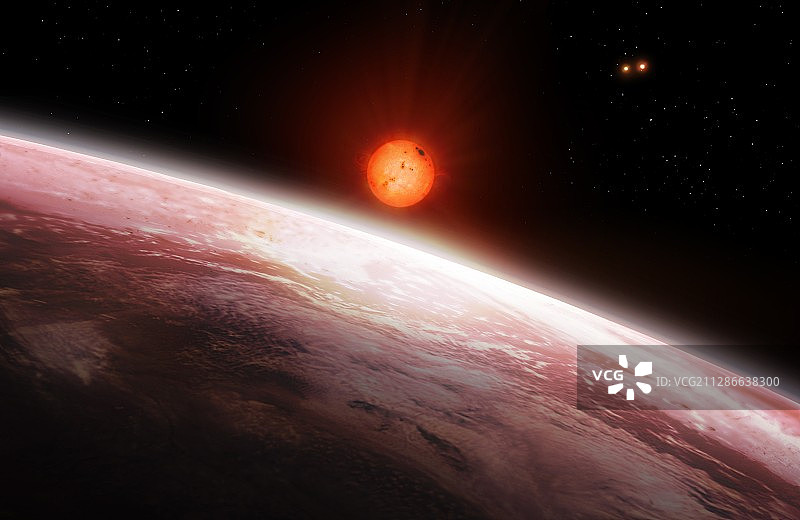 系外行星Gliese 667c插图图片素材