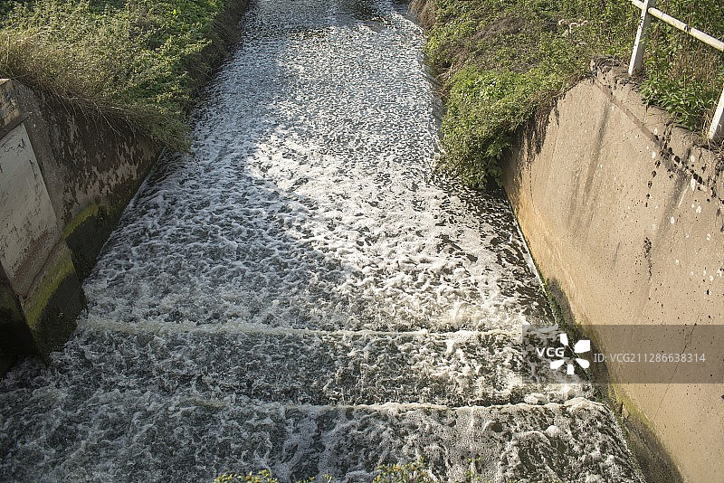 污水排放口图片素材